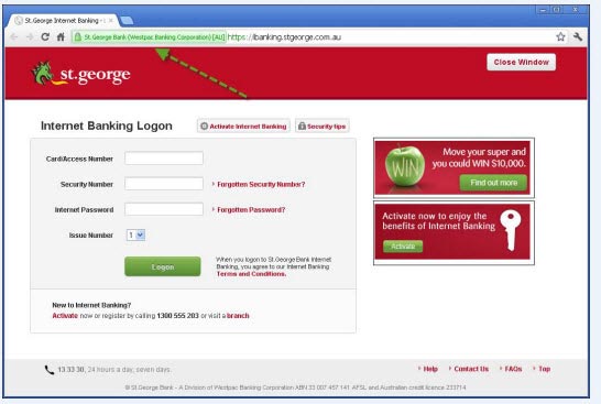 Secure Your PC Security Centre St George Bank